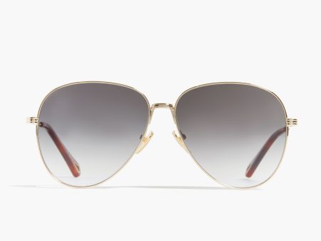 Gold Faith Aviator Sunglasses For Discount