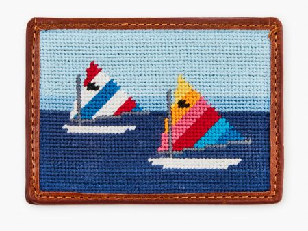 Day Sailor Needlepoint Card Wallet For Discount