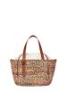 Rainbow Melange Raffia Tote Hot on Sale