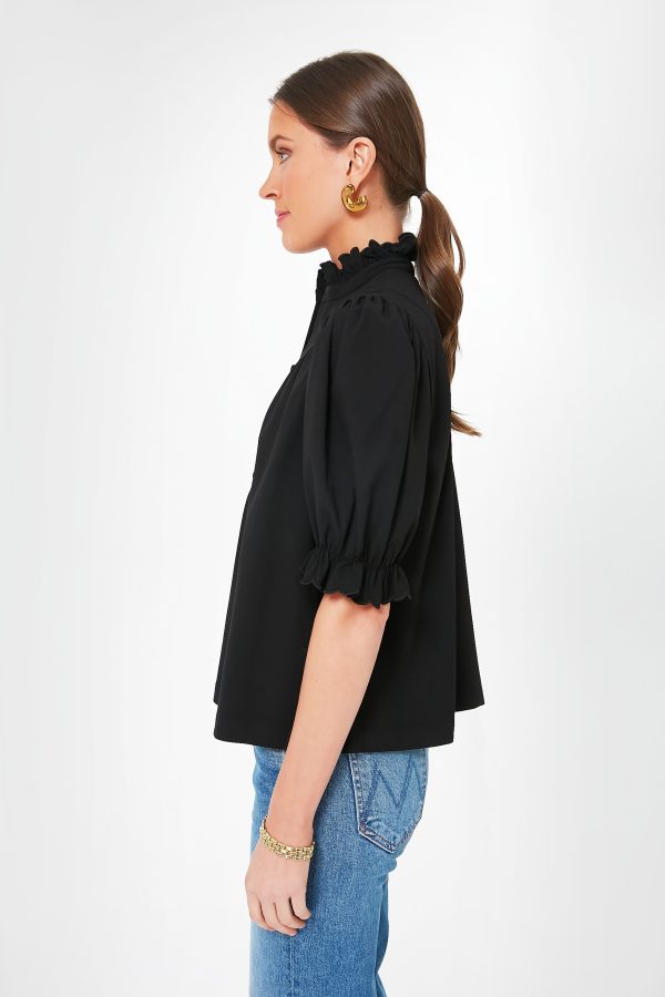 Black Selena Blouse Fashion