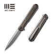 WEKNIFE Peer Flipper Knife Titanium & Brass Handle (3.46  CPM 20CV Blade) 2015E on Sale