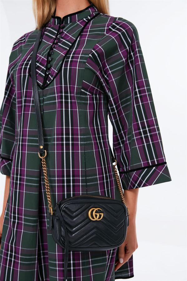 Gucci Black Mini Marmont Crossbody Hot on Sale