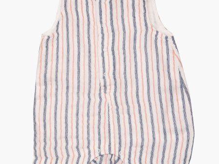 Nautical Ticking Stripe Shortie Romper Discount