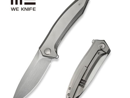 WEKNIFE Acuminal Flipper Knife Titanium Handle (3.98  Vanax Blade) WE23070-2 Online now