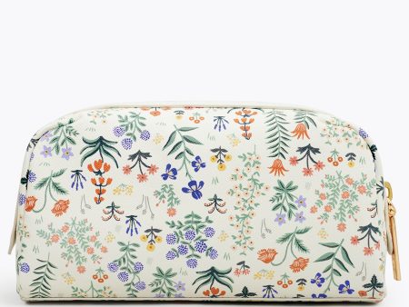 White Menagerie Garden Small Cosmetic Pouch on Sale