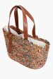 Rainbow Melange Raffia Tote Hot on Sale