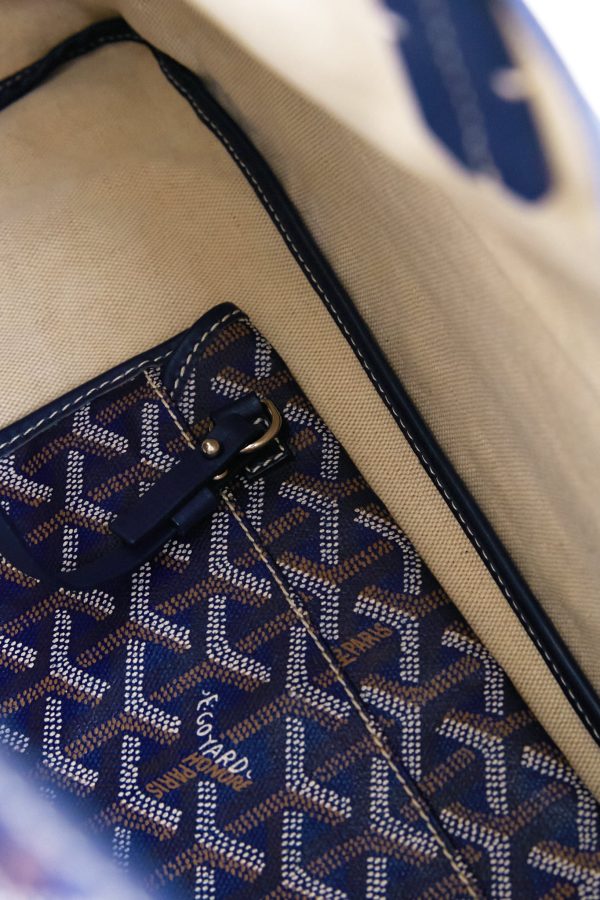 Goyard Navy Saint Louis PM Tote Bag Discount