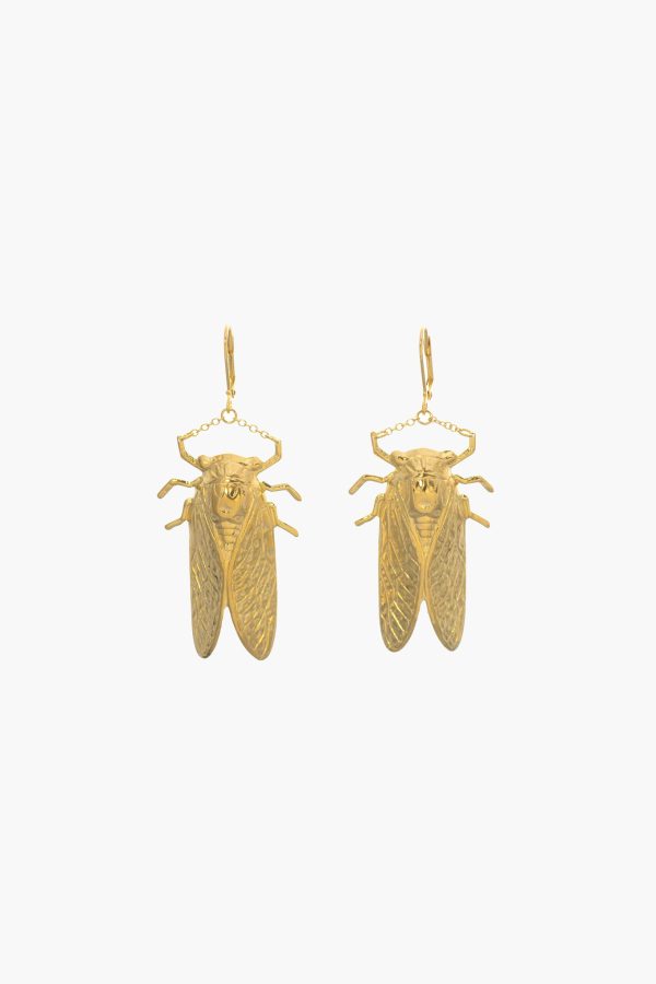 Goldbug Large Drop Earrings For Discount