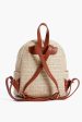 Raffia Braided Backpack For Cheap