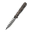 WEKNIFE Peer Flipper Knife Titanium & Brass Handle (3.46  CPM 20CV Blade) 2015E on Sale