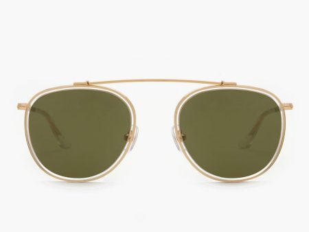 Crystal 24K Polarized Chartres Sunglasses Fashion