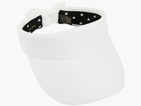 White Bow Tie Visor Supply