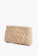 Natural Raffia Aviva Woven Puff Clutch Hot on Sale