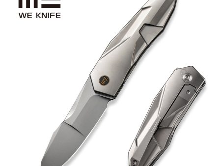 WEKNIFE Solid Flipper Knife Titanium Handle (3.88  CPM 20CV Blade) WE22028-2 Online now