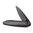 WEKNIFE Black Void Opus Front Flipper Knife Titanium & Carbon Fiber Handle (2.84  CPM 20CV Blade) 2010V-1 Discount