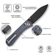 WEKNIFE Bougie Banter Thumb Stud & Crossbar Lock Knife Titanium Handle (2.91  CPM S45VN Blade) WE24009-1 Supply