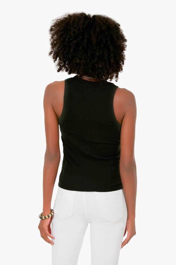 Black Sirena Rib Tank Discount