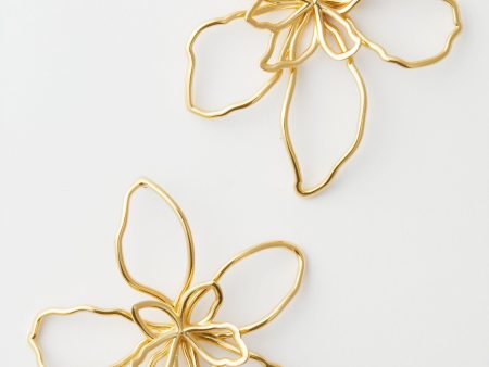 Gold Bridget Lux Earrings Discount