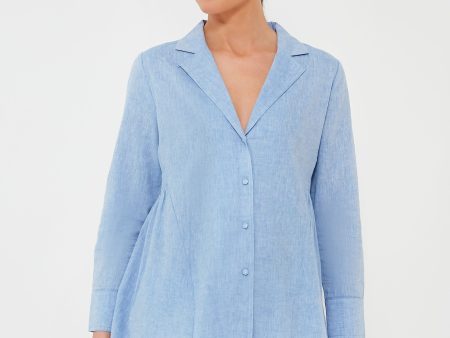 Chambray Scarlett Button Down Hot on Sale