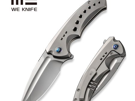 WEKNIFE Nexusia Flipper Knife Titanium Handle (3.48  CPM 20CV Blade) WE22044-4 on Sale