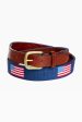 American Flag Needlepoint Belt For Discount