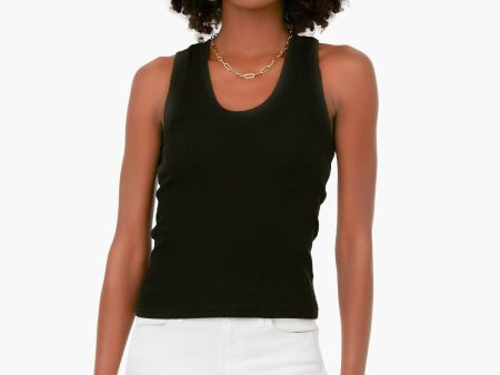 Black Sirena Rib Tank Discount