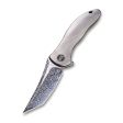 WEKNIFE Synergy2 Flipper Knife Titanium Handle (3.49  Damasteel Blade) 912DS-2 Cheap