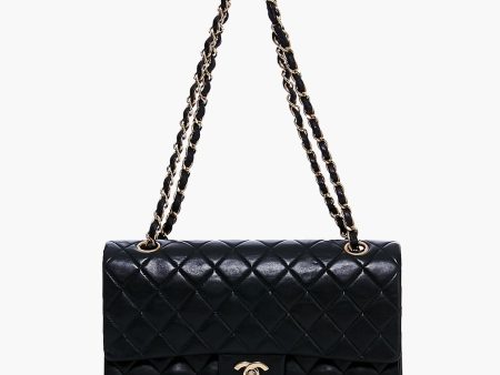 CHANEL Black Classic Matelasse 25 Shoulder Bag Online Sale