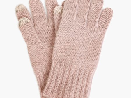 Dusty Rose Cashmere Texting Gloves Online Hot Sale