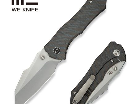 WEKNIFE High-Fin XL Thumb Stud Knife Titanium Handle (3.48  CPM 20CV Blade) WE24010-4 Online