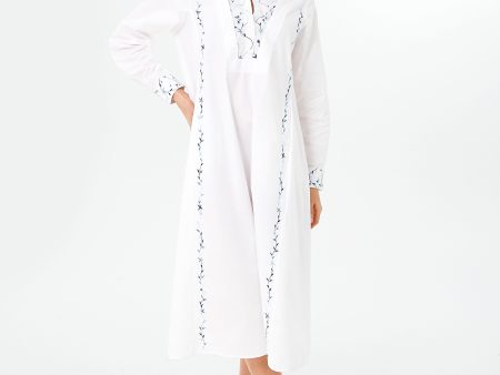 White Blue Victoria Long Dress Online Hot Sale