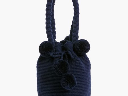 Navy Mini Tassel Bag Online now