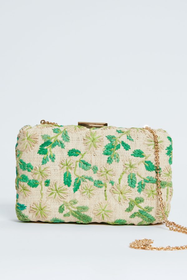 Green Iris Clutch Sale