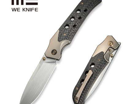 WEKNIFE WE-Guthrie Thumb Stud & Front Flipper Knife Titanium & Carbon Fiber Handle (3.94  CPM 20CV Blade) WE23072B-2 Fashion