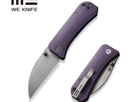 WEKNIFE Banter Wharncliffe Thumb Stud Knife Micarta Handle (2.85  CPM S35VN Blade) WE19068J-2 Online Sale