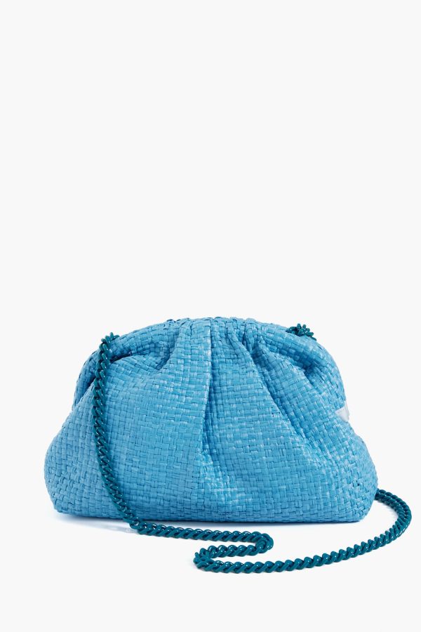 Azzurro Straw Game Clutch Online