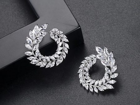 Zarkan 925 Silver American Diamond Earrings For Discount