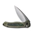 WEKNIFE Button Lock Kitefin Flipper Knife Titanium & Carbon Fiber Handle (3.22  CPM 20CV Blade) WE19002N-2 Online Hot Sale