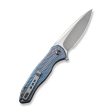 WEKNIFE Button Lock Kitefin Flipper Knife Titanium Handle (3.22  CPM 20CV Blade) WE19002M-3 For Sale