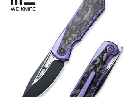 WEKNIFE Baloo Front Flipper & Thumb Hole Knife Titanium & Carbon Fiber Handle (3.31  CPM 20CV) WE21033-3 Supply