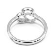 Zarkan Inception Heart Pure Silver Zircon Ring For Cheap