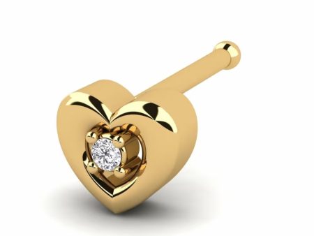 0.008 carats Diamond Nose Screw 18k Gold IGI Certification For Discount