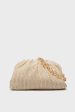 Light Raffia Slouchy Clutch Discount