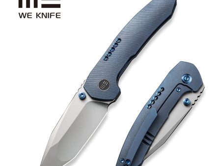 WEKNIFE Trogon Thumb Stud Knife Titanium Handle (3.2  CPM 20CV Blade) WE22002B-1 Cheap