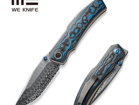 WEKNIFE Swordfin Front Flipper & Thumb Stud Knife Carbon Fiber Handle (3.28  Damasteel Blade) WE23067-DS1 Fashion