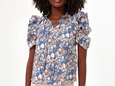 Vintage Blue Loire Top Online Sale