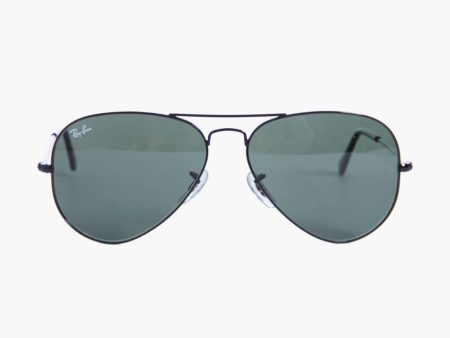 Black Classic Aviator Sunglasses on Sale