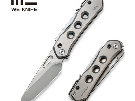 WEKNIFE Vision R Manual Thumb & Thumb Hole & Superlock Knife Titanium Handle (3.54  CPM 20CV Blade) WE21031-1 Online