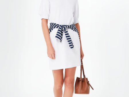 White Gigi Terry Mini Dress Online