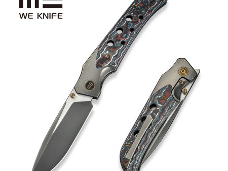 WEKNIFE WE-Guthrie Thumb Stud & Front Flipper Knife Titanium & Carbon Fiber Handle (3.94  CPM 20CV Blade) WE23072B-3 Fashion